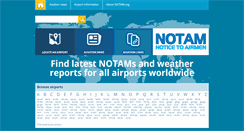 Desktop Screenshot of notam.org