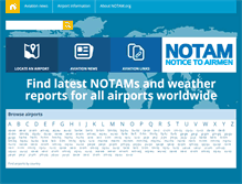 Tablet Screenshot of notam.org